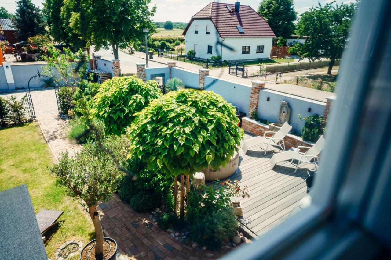 Alte Schmiede Mit Sauna, Pool Und Whirpool Im Aussenbereich Schoenstes Ferienhaus Der Lausitz Elsterheide Kültér fotó